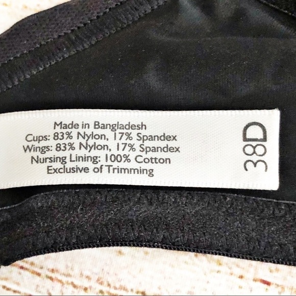 NWT  Motherhood Full-Coverage Underwire Nursing Bra Size 38D - Picture 8 of 10